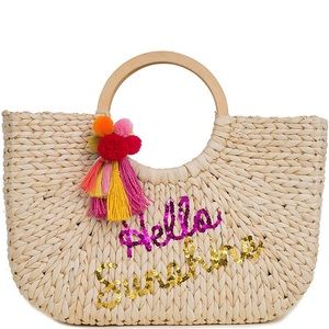 MACBETH straw tote bag✨